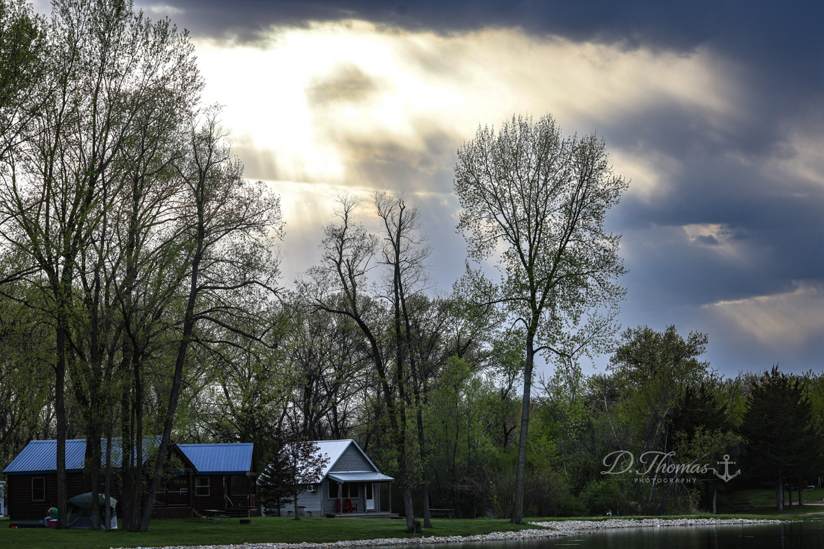 Cabins Beneath the Silver Sky — D. Thomas Photography